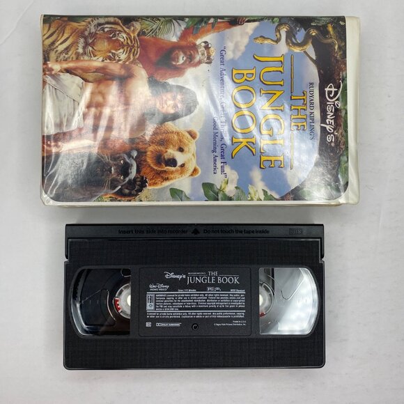 Vintage 1994 Disney's Rudyard Kipling's The Jungle Book VHS Tape Clamshell CAse - Picture 5 of 9